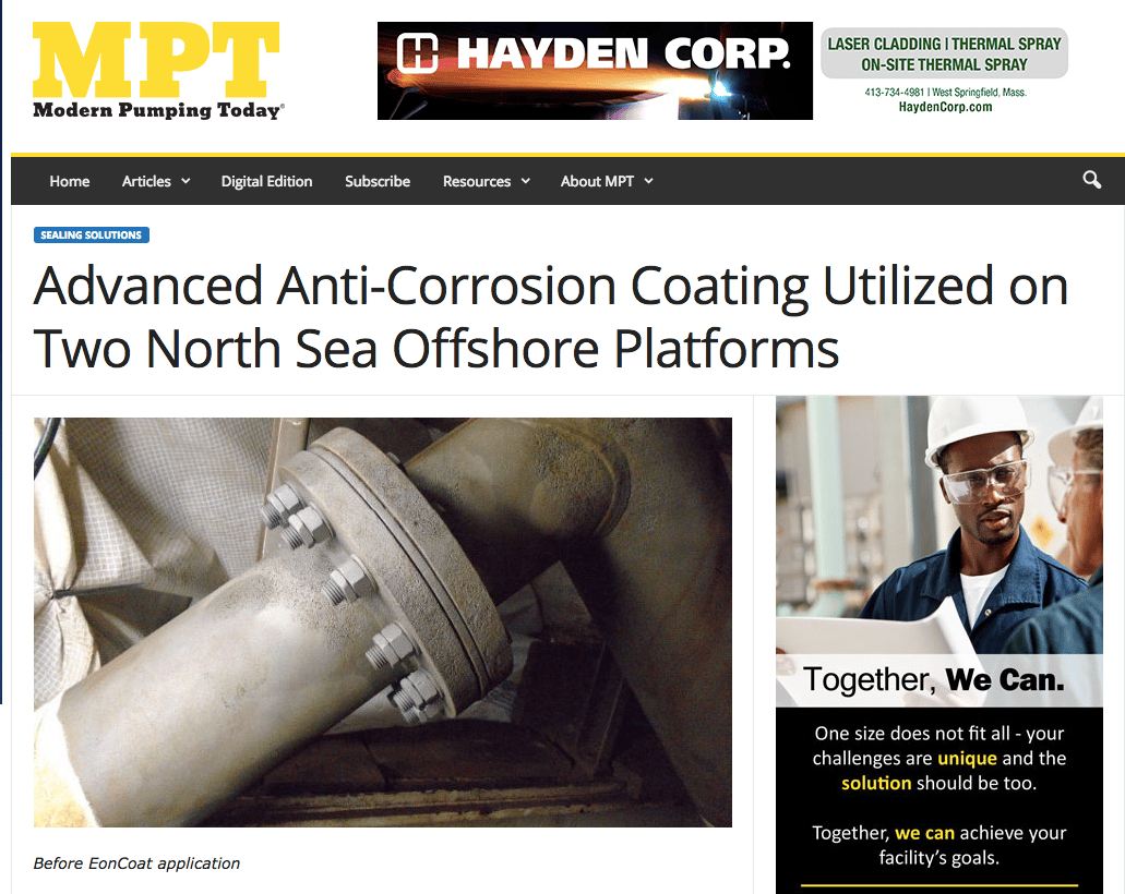 Anti Corrosion Coating for Offshore Platforms